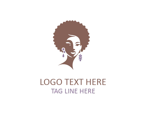 Sunrise Dignity African Woman Logo