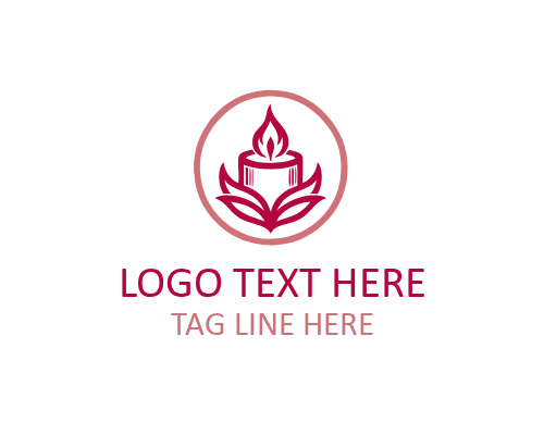 Sunrise Flame Candle Logo