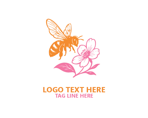 Sunrise Honey Bee Logo