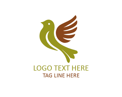  Sunrise Love Bird Flat Logo for Hope and Romance Brands