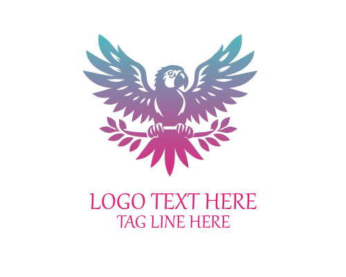  Sunset Parrot Logo for Travel, Resort, and Island Brands