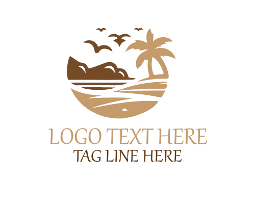 Surfing Lifestyle Logo for Beach and Coastal Brand Identity