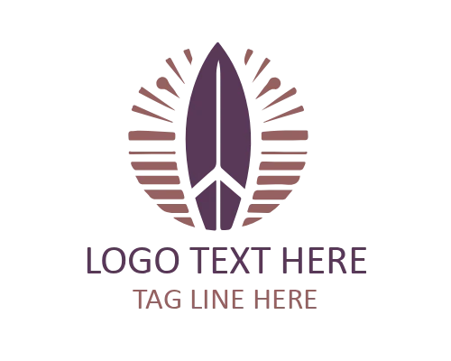 Surfing Wave Badge Logo for Surf Clubs and Ocean Branding