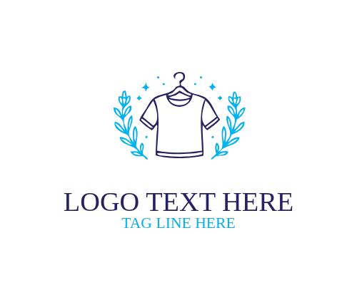Sustainable Wear Linear Clothing Logo