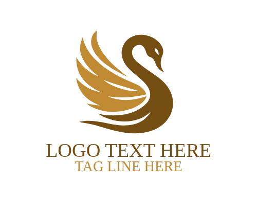  Swan Abstract Wave Logo