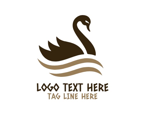 Swan design Logo