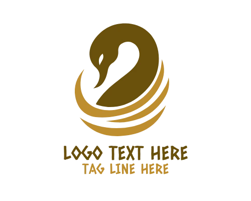 Swan Elegant Curve Logo