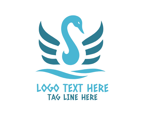 Swan Golden Lotus Logo