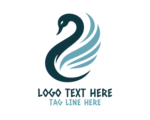 Swan Luxury Badge Logo