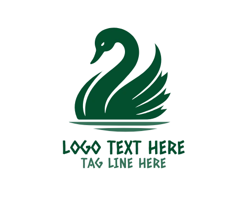 Swan on Water Logo