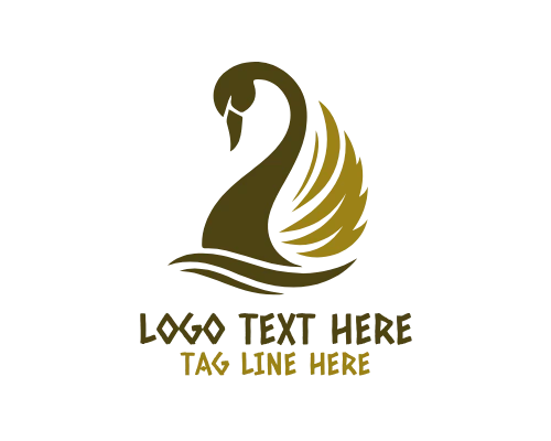 Swan Silhouette Logo