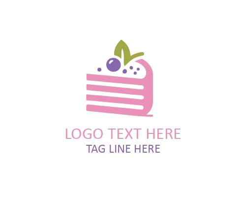 Sweet Cake Slice Logo