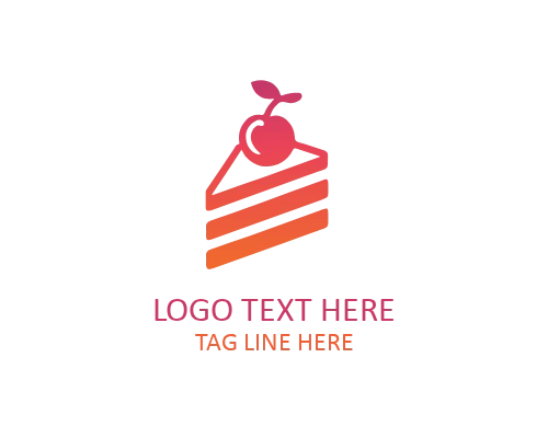Sweet Cake Slice Logo