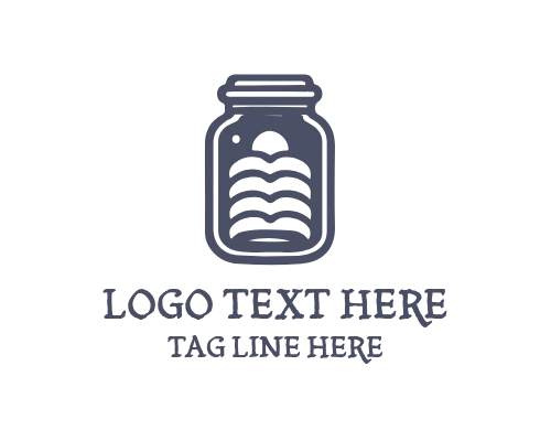Sweet Layered Jar Pastry Logo