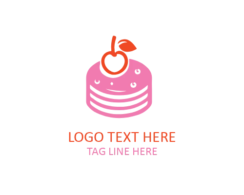 Sweet Treat Cake Slice Logo