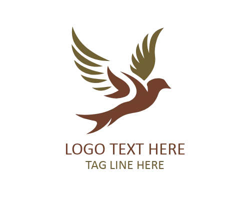  Swift Flying Bird Speed Logo