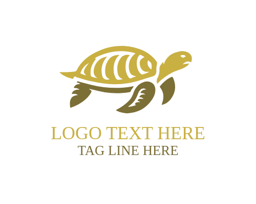  Swimming Sea Turtle Ocean Logo