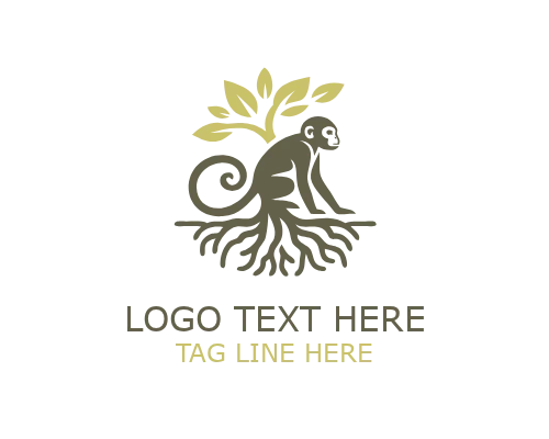 SwingLeaf Leaf Monkey Logo