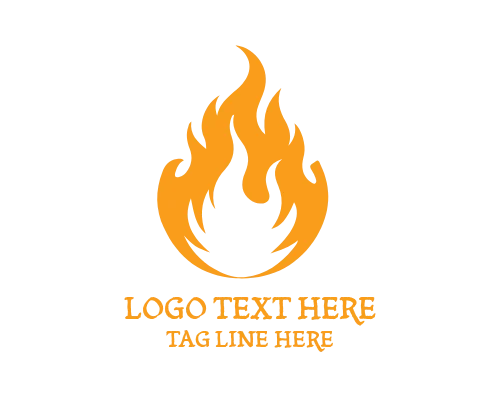 Swirling Flame Energy Logo