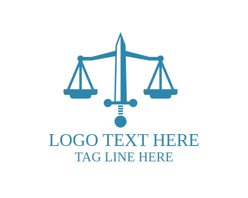 Sword Law Logo for Justice and Legal Branding