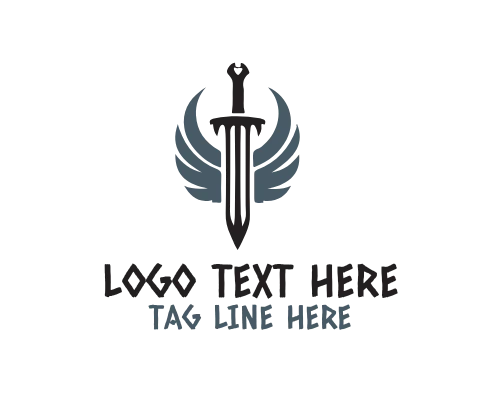 Sword Logo for Battle and Gaming Branding