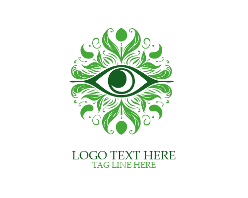 Symbolic Art Boho Eye Logo