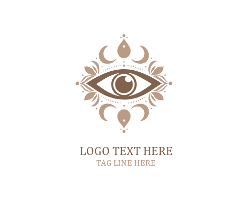 Symbolic Boho Eye Logo