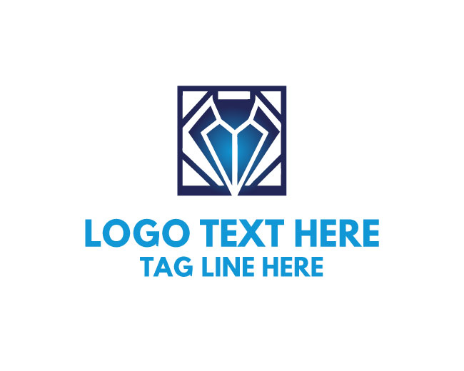 Symmetrical Diamond Logo