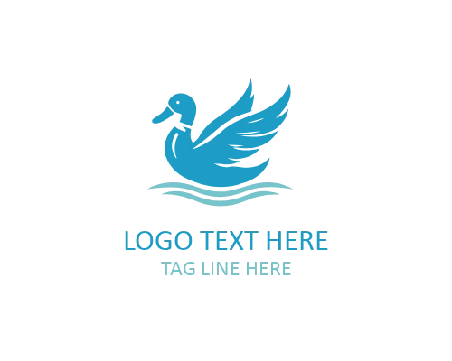 Symmetrical Duck Logo