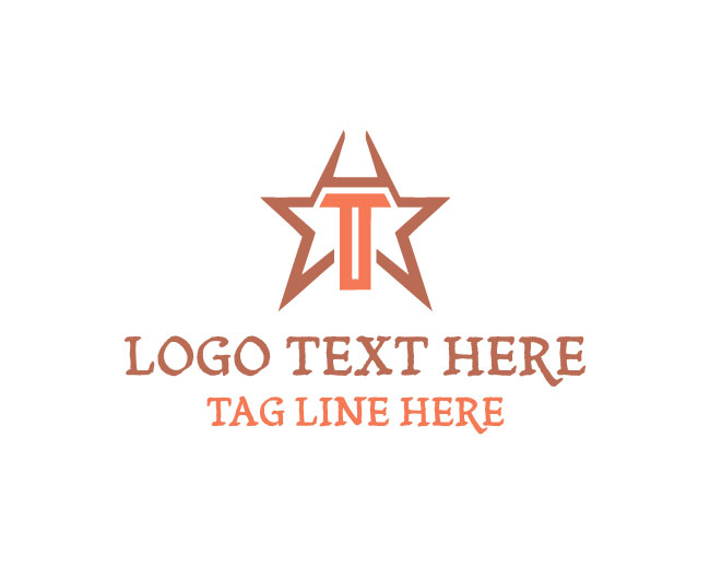 T Star Monogram Logo