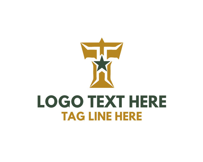 T Star Symbol Logo