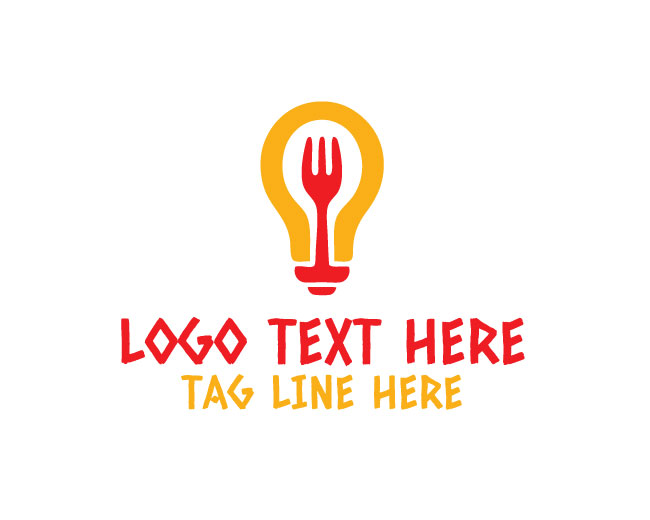 Fork Lightbulb Logo