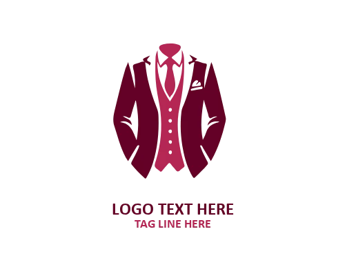 Tailor Crest Man Dress Logo