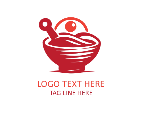 Takeaway Bowl Logo for Fast Casual Restaurants