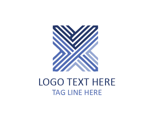 Tartan Textile Logo for Heritage Fashion and Fabrics