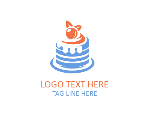 Tasty Cake Slice Emblem Logo