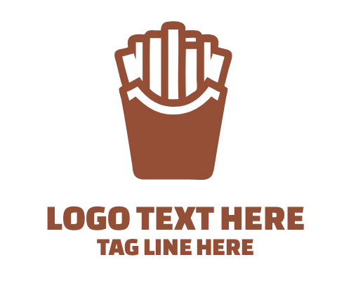  Tasty Fast Food Fries Logo