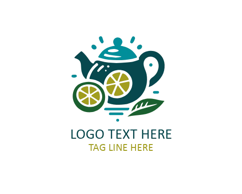Tea Leaves Bundle Flat Logo for Organic and Wellness Brands