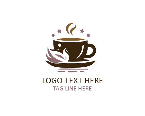 Tea Pot Flat Logo for Cafés and Beverage Brands