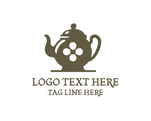 Teapot Kitchen Logo for Culinary Branding