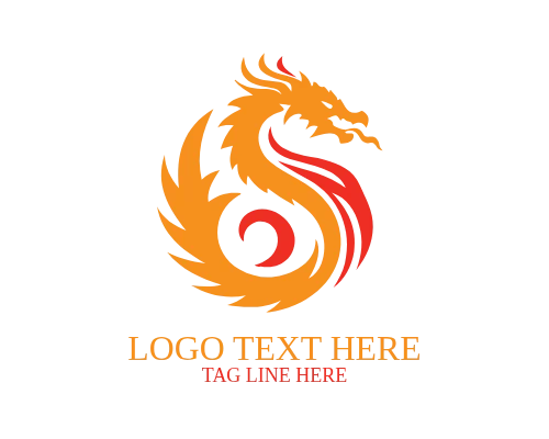 Tech Fusion Dragon Logo