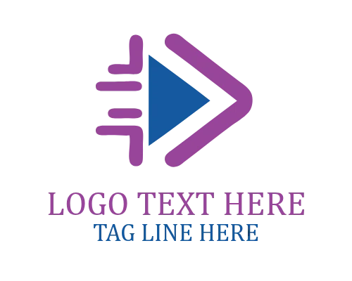 Tech Play Button Logo