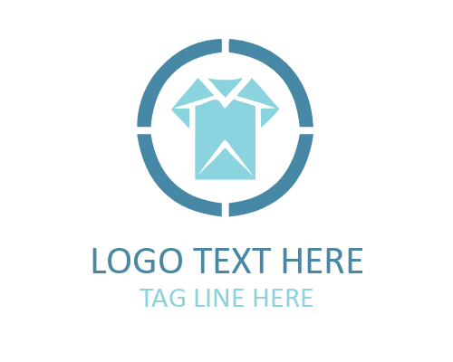 Tech Shirt T Logo for Startup and Digital Branding