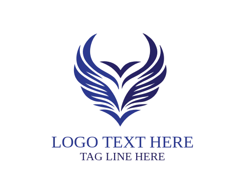 Tech Startup Wings Logo