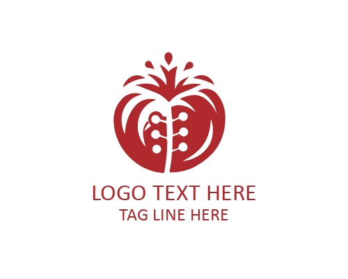 Tech Tomato Logo for Digital and Food Brands