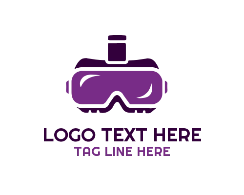 Technology VR Headset Logo for Digital Brands