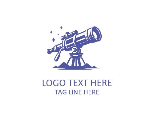 Telescope Astronomy Logo