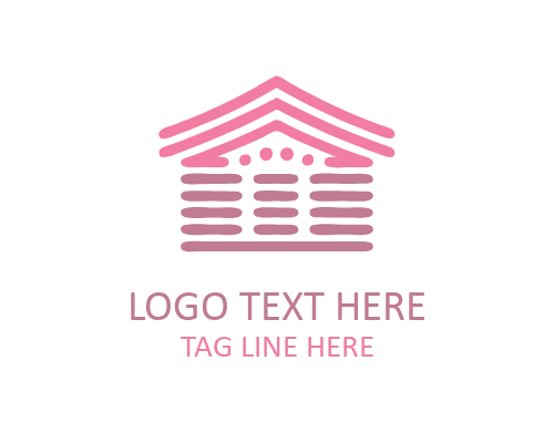 Temple Traditional Architecture Logo for Historic and Cultural Branding
