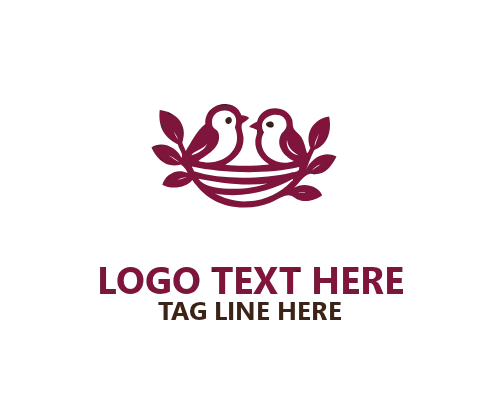 Tender Care Nest Bird Logo