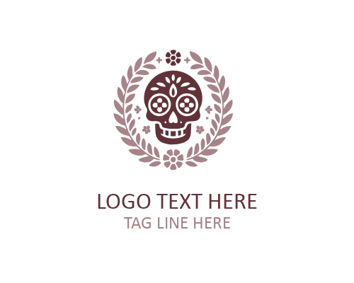 Tequila Sugar Skull Logo